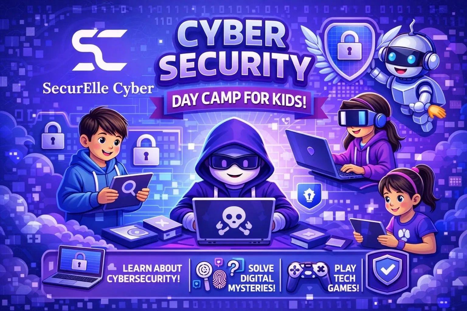 SecurElle Cyber — Cyber Security Day Camp for Kids